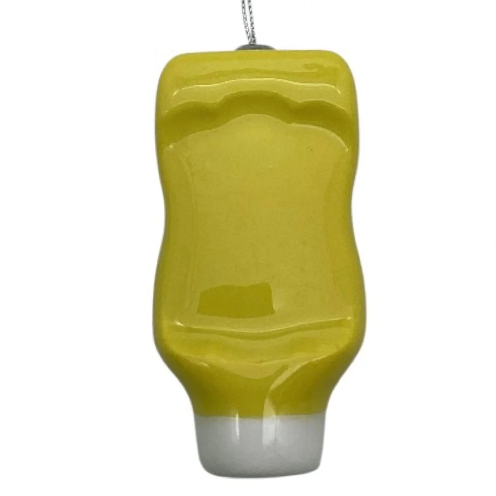 Hallmark “Heinz Yellow Mustard” Shatterproof Christmas Ornament (NWT)